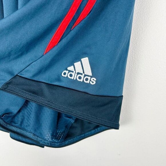 Adidas FC Bayern Munchen Climacool Shorts in Red Blue Black - Picture 4 of 8